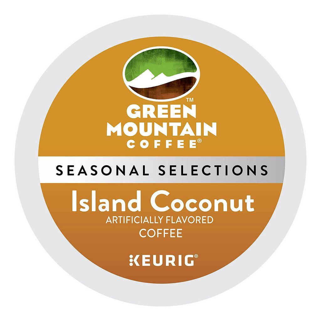 Green Mountain Island Coconut Coffee 96 count Keurig K Cups
