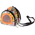 thumbnail image 2 of Hamster Carrier Mesh Portable: Guinea Pig Travel Bag Squirrel Carrier with Strap, 2 of 10