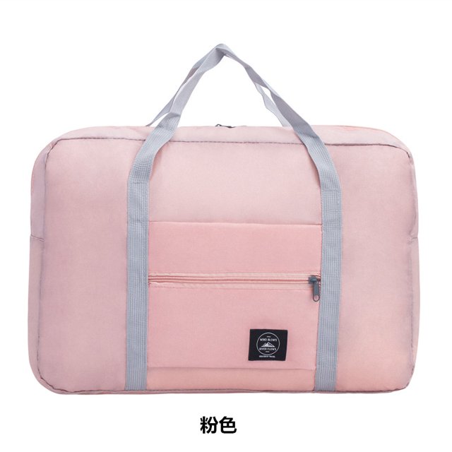 Versión Coreana Impermeable Plegable Bolsa De Viaje Lona Almacenamiento