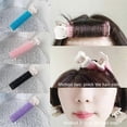 thumbnail image 5 of Rulos para el cabello, 6 unidades, sin calor, autoadhesivos con clips para mujer, para volumen instantáneo, color rosa M, 5 of 5