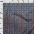 thumbnail image 2 of oneOone Silk Tabby Fabric Floral & Paisley Block Print Fabric BTY 42 Inch Wide, 2 of 4
