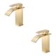 thumbnail image 2 of Grifo de cascada Inteprter de Acero inoxidable para lavabo negro Type7 NO7, 2 of 6
