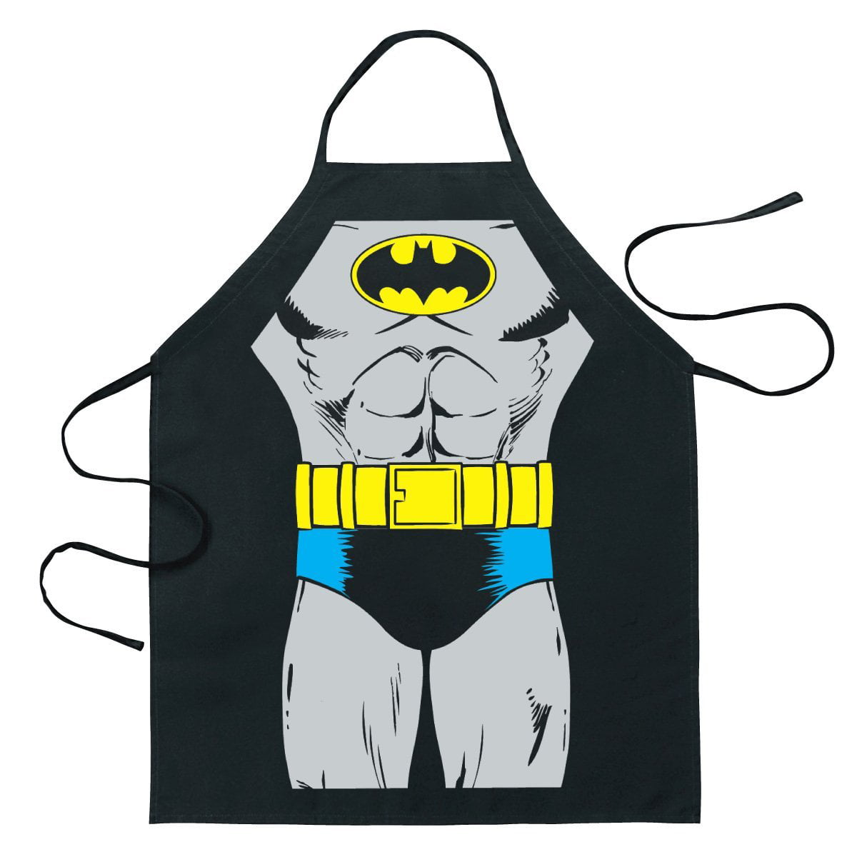 Batman Apron kitchen cooking barbecue BBQ summer fun hero grey robin 