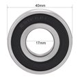 thumbnail image 4 of 17x40x12mm Chrome Steel Deep Groove Ball Bearing 6203RS Single Sealed, 4 of 4