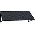 thumbnail image 2 of Domi Outdoor Metal Awning 60" x 36", Front Door and Window Canopy with Powder-Coated Frame, Weather Resistant Sun and Rain Shelter for Patio, Entrance, Porch and Balcony, Dark Gray, 2 of 9