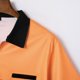 thumbnail image 4 of Ceisia Men's Color-Blocked Striped Zip-Up Short Sleeve Polo Shirt Casual Summer Top Orange L Gifts, 4 of 8