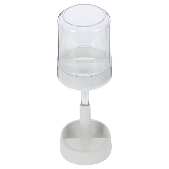 WORGEOUS Toothbrush Holder with Lid Covers Electric Toothbrush Stand Toothbrush Toothpaste Organizer for Travel Bathroom Storage Organize