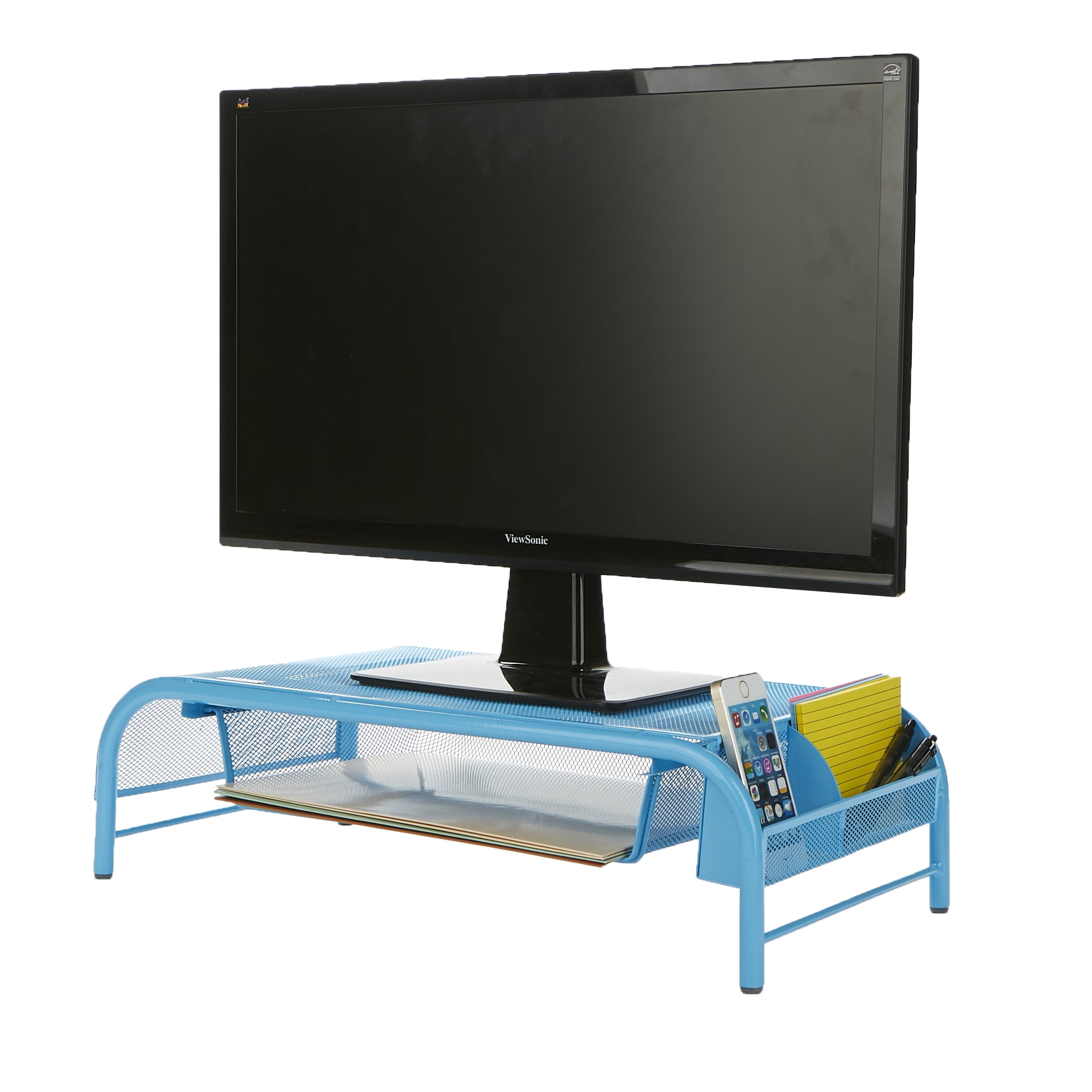 monitor stand desk organiser