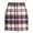 Pink, variant on Plaid Skirts for Women High Waist Slim A-Line Christmas Dress Retro Hip Wrap Mini Skirt