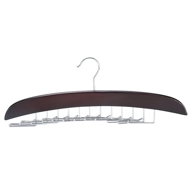 Corbatero De Madera Natural Para Armario, Colgador De Corbatas Para 24 Corbatas O Cinturones, Colgador De Corbatas Para Colgar Cinturones, Corbatas, Bufandas, 40 X 13 X 14 Cm