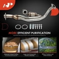 thumbnail image 6 of A-Premium Center Catalytic Converter Kit Direct-Fit Compatible with Toyota Avalon 2000-2004 3.0L & Lexus ES300 1999-2001 3.0L, EPA Compliant, 6 of 9