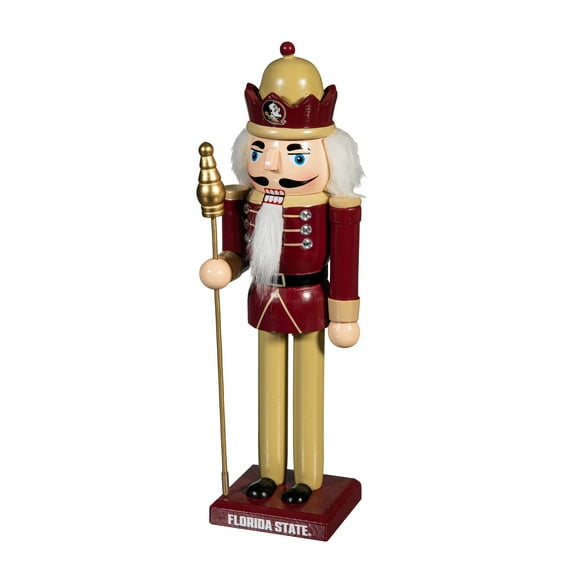 Florida State Seminoles 12" Wooden Nutcracker Statue