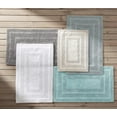 thumbnail image 5 of Eddie Bauer Logan Sea Blue Cotton Tufted Bath Rug Set, 5 of 7