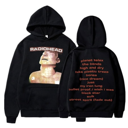 Vintage Rock Band Radiohead Merch Hoodies New Logo Women/Men Winter Hooded Sweatshirt Long Sleeve
