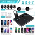 thumbnail image 5 of Wireless Charging Station 4 in 1 Charging Dock Stand for iWatch Airpods iPhone and Samsung mobiles, 5 of 5