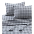 thumbnail image 5 of Cozy Flannel Novelty and Holiday Printed Extra Deep Pocket Sheet Set charleston plaid Twin Xl Plaid, 5 of 5