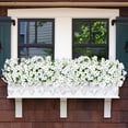 thumbnail image 6 of Waipfaru Artificial Flowers for Outdoors Fake Plants Outside Decoration, 12 Bundles UV Resistant Silk Morning Glory,Realistic Faux Flowers for Planter Porch Patio Yard Decor, 6 of 7