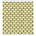 thumbnail image 3 of Tropical Shower Curtain, Pineapples Wearing Sunglasses Funny Arrangement with Exotic Fruits Illustration, Fabric Bathroom Set with Hooks, 69W X 70L Inches, Multicolor, by Ambesonne, 3 of 3