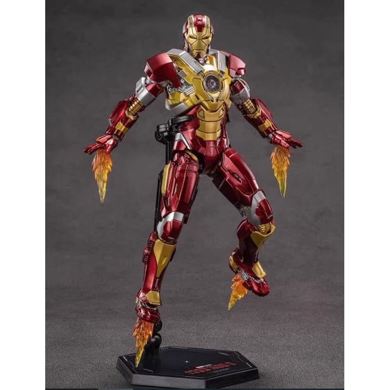 ZD Toys 1/10 Scale MK17 Iron Man Collectible Action Figure