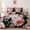 Black-Queen 90“×90”, variant on Black Queen 90“×90” 7-Piece Bed-in-a-Bag Floral Bedding Set