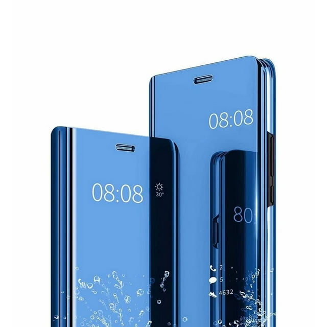 Étui pour Samsung Galaxy S10 Slim Support Amovible Protection Miroir flip Galaxy S10