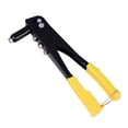 thumbnail image 2 of Pistola remachadora de acero al carbono, ahorro de esfuerzo, kit remachador manual de un solo tirón, amarillo, 9,5 pulgadas, 2 of 12