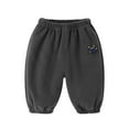thumbnail image 4 of Povozer Toddler Baby Boys Girls Sweatpants Elastic Waist Bottom Pants Newborn(GY2,3-4Y), 4 of 4