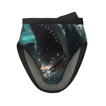 

Pofeuu Wave Ocean Animal Shark Print Thickened Mini Silicone Oven Mitts Heat Resistant Rubber Oven Mitt Gloves Finger Pinch Grips Pot Holder Silicone Potholder