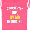 thumbnail image 3 of Inktastic Congrats! My Dad Graduated with Cap Boys or Girls Baby Bodysuit, 3 of 4