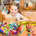 thumbnail image 4 of DIY Art Craft Materials Supplies, Rich Content Children's Craft Set Colourful Buttons  for Birthday, 4 of 7