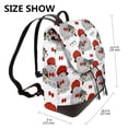 thumbnail image 2 of Disketp Rabbit And Hedgehog Mochila de Cuero para Mujer, Bolso de Espalda Antirrobo con Estilo para Viaje, Trabajo y Uso Diario, 2 of 4