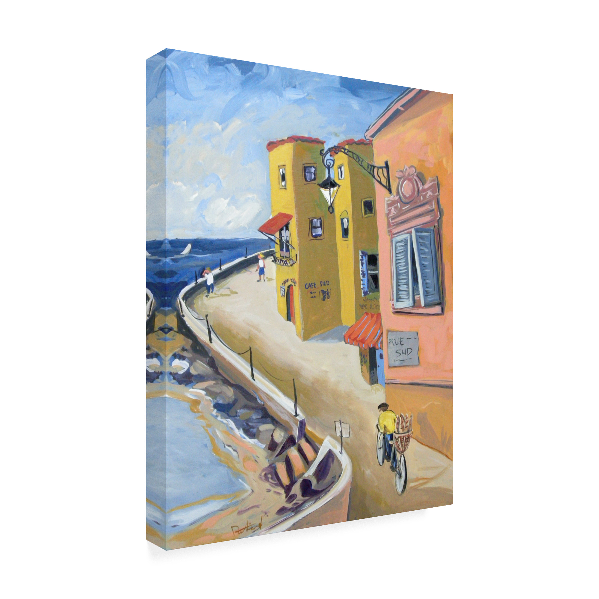 Trademark Fine Art 'Yellow Orange Coast' Canvas Art by Patricia A. Reed