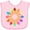 AD-Pink, variant on Inktastic Ice cream cone starburst Boys or Girls Baby Bib