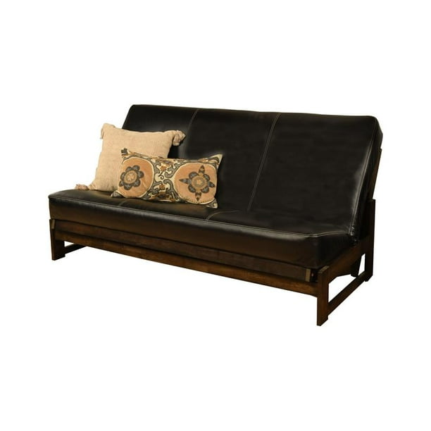 Kodiak Furniture Full Size Futon Cover, Faux Leather Loveseat Slip Cover