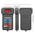 thumbnail image 4 of Comprobador digital de baterías de coche de 12 V: analizador para arranque y carga, comprobación del estado de las baterías, AGM y de plomo ácido, innovadora seguridad antichispas., 4 of 5
