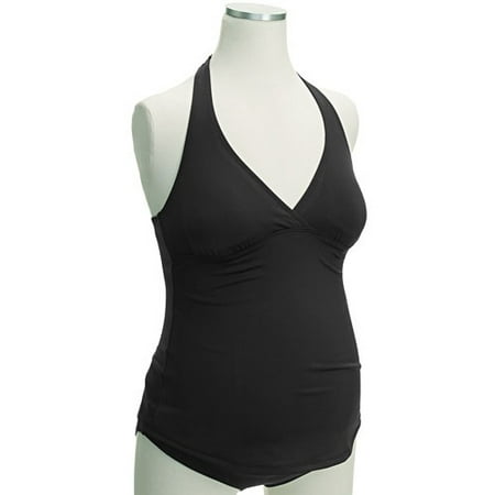 Maternity Halter Tankini Two-Piece Swimsuit