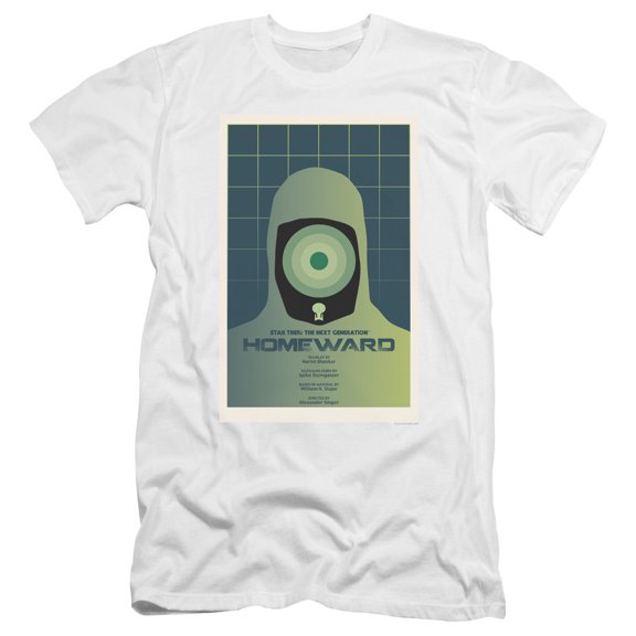 Star Trek Tng Season 7 Episode 13 Premium Canvas Adult Slim Fit 30/1 T-Shirt White