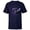 Navy, variant on Black Panther Strikes Wakanda Triangle - Short Sleeve T-Shirt for Kids - Customized-White