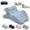 blue, variant on Ergonomic Memory Foam Wedge Pillow, 27° Angled Support for Neck and Waist, Multi-Position Support Pillow (blue)