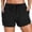 01-Black979, variant on XIAONU Drawstring Pocket Swim Shorts for Women Elastic Waist Summer Pool Swim Trunks