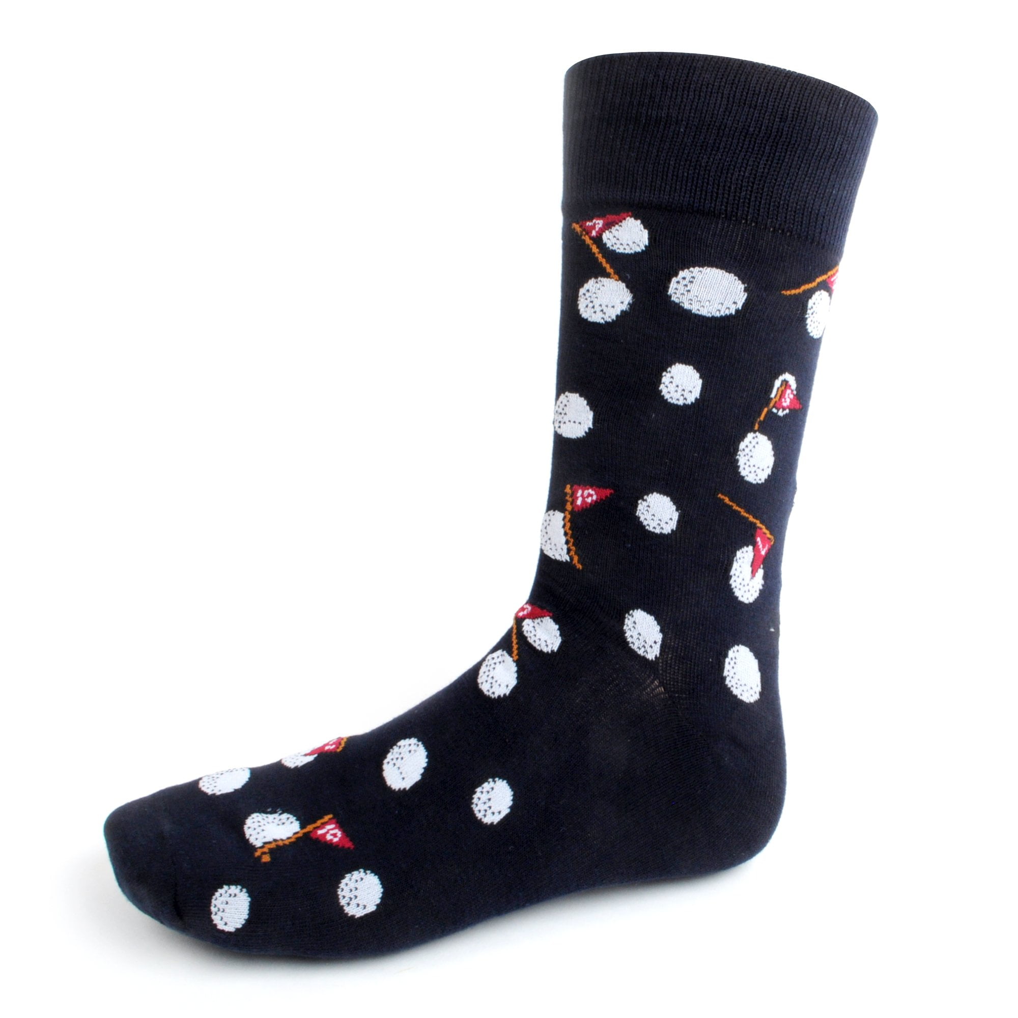 Boxed Gifts Men's Fun Golf Crew Socks, Sock Size 1013 / Shoe Size 6