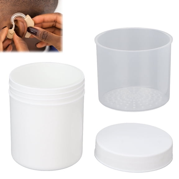 Hearing Aid Dehumidifier Hearing Aids Drying Set Lightweight Proof Protective Dehumidifying Hearing Aid Dry Box for Cleaning Absorb Water