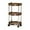 Coffee, variant on PATLOLLAV 3-Tier Plastic Rolling Utility Cart with Handle, Multi-Functional Storage Trolley for Office, Living Room, Kitchen, Movable Storage Organizer with Wheels