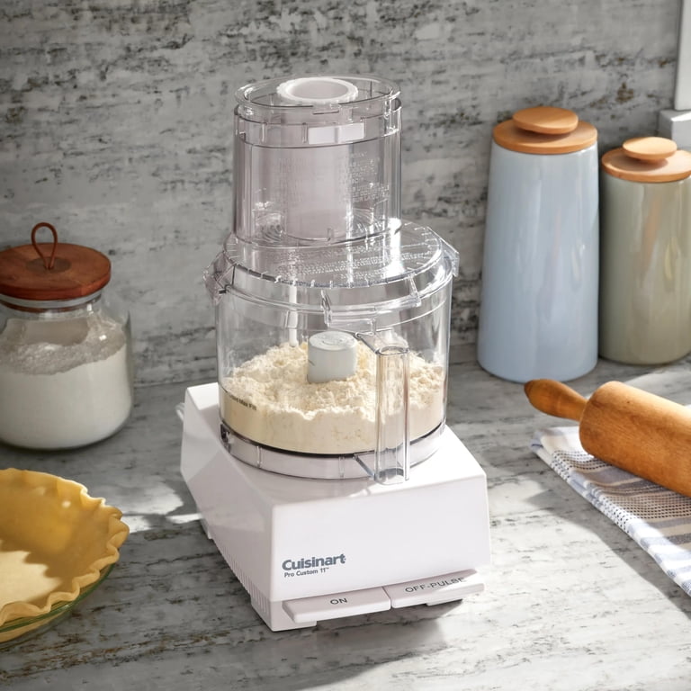 Cuisinart Pro Custom 11-Cup Food Processor, White, with 625-watt Cuisinart Pro Custom 11-Cup Food Processor, White, with 625-watt