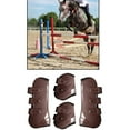 thumbnail image 5 of Botas de Tendón de Caballo Macarena PU Shell Protección para Competencia Trasero Marrón XL, 5 of 5