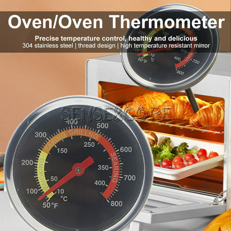 Barbecue Grill Thermometer Food Cooking BBQ Temperature Gauge Stainless  Steel 