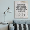 thumbnail image 3 of Stupell Industries Contemporary We Know You're Here Dog Canvas Art, 36 x 48, by Lil' Rue, 3 of 7