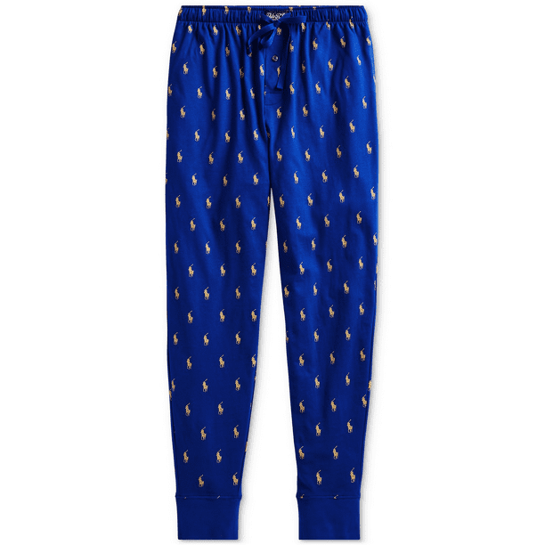 allover pony cotton jogger
