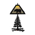 thumbnail image 2 of Meyda Tiffany 32552 Table Lamp From The Bear In The Woods Collection - Black, 2 of 6