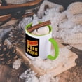 thumbnail image 5 of 3dRose, I Survived Beer Pong Survial Pride And Humor Design, 11oz Two-Tone Green Mug, 5 of 7